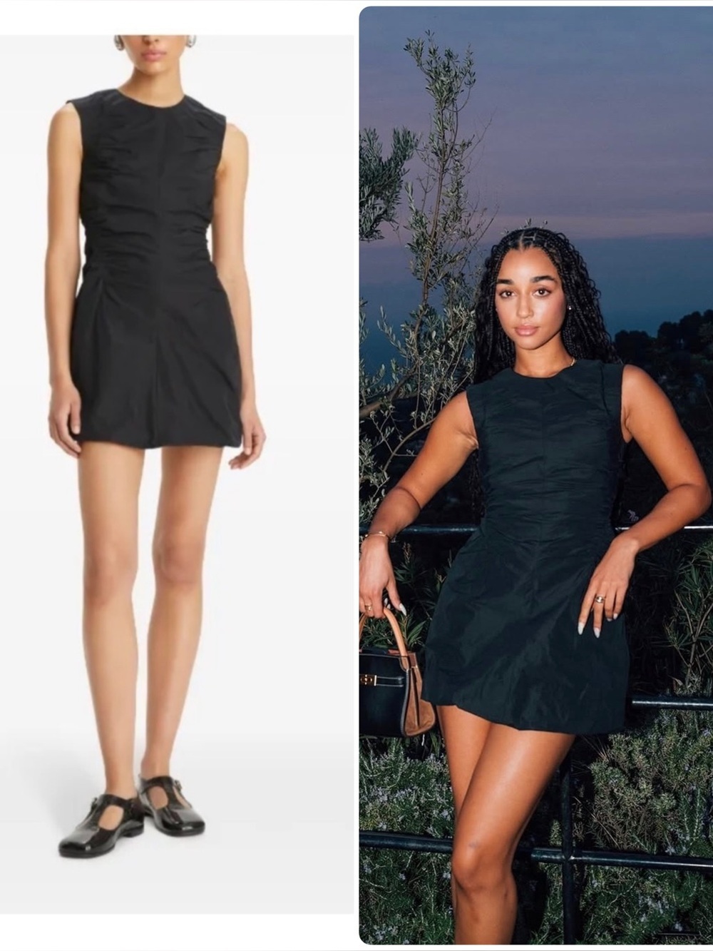 Tory Burch Ruched Mini Dress